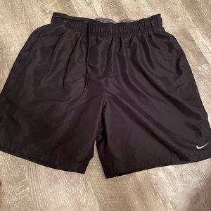Bundle (4) Nike, American Eagle, Aeropostale Black shorts, plus a pair of khaki